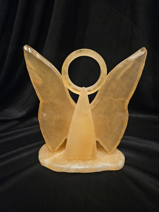 Angel with Light Base